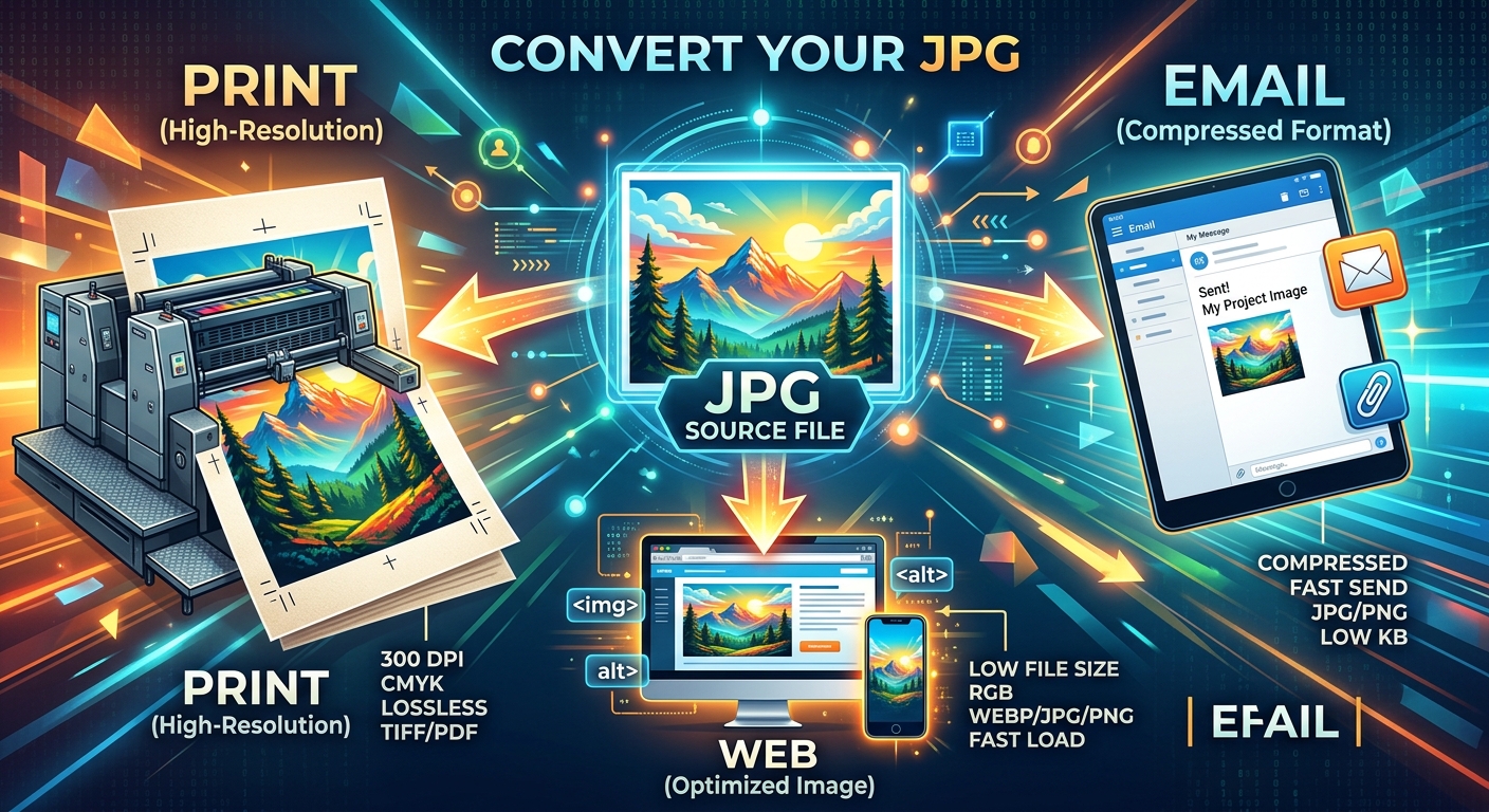 How to Convert Your JPG to the Right Format for Print, Web, or Email